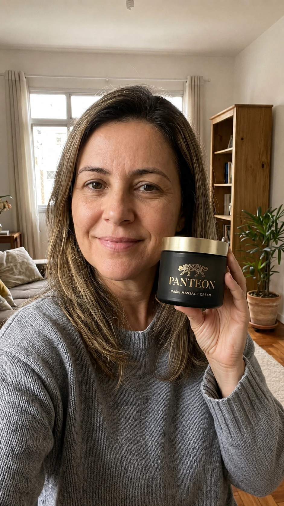 Selfie de mulher com Panteon